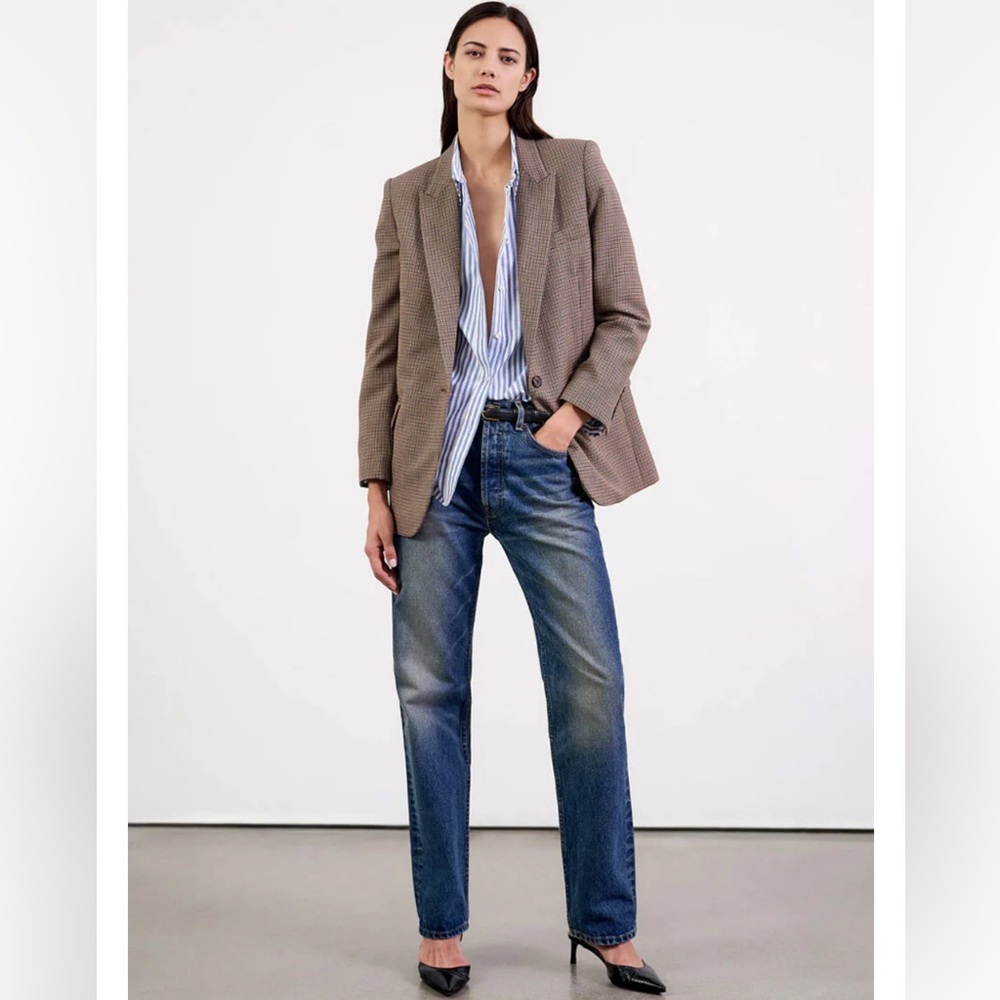 Nili Lotan Smith straight leg jeans in Debbie wash - Picture 2 of 8